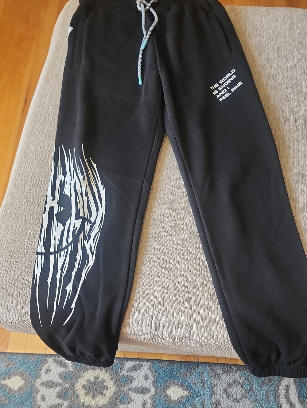 Very Cool x Cool Shirtz Fleece Sweatpants XS NWT